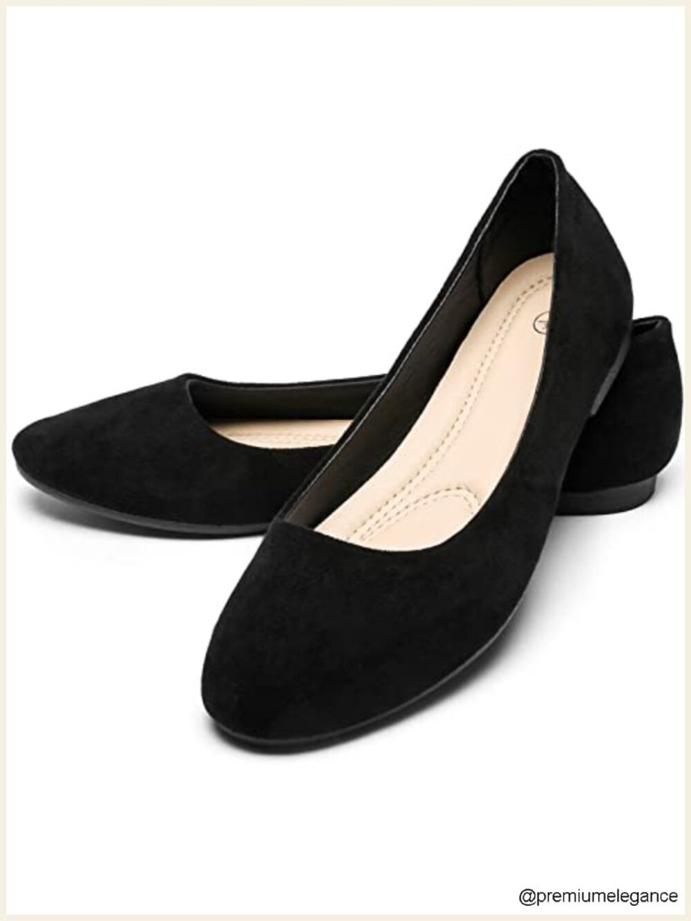 Women's Ballet Flats Dress Shoes Slip-On Comfort Faux Suede